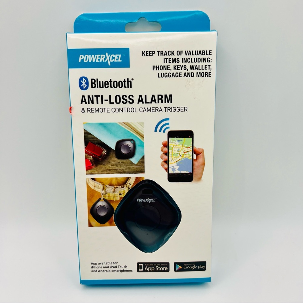 POWERXCEL Bluetooth ANTI-LOSS ALARM & REMOTE CAMERA TRIGGER, GPS TRACKER